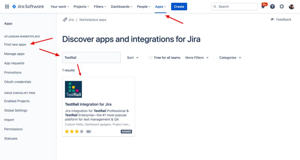 Jira Data Center への接続 - TestRail ドキュメント (v8.0.1)